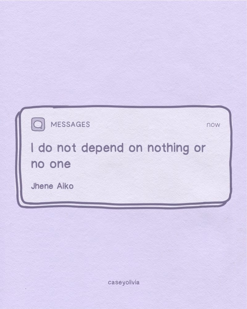 self confidence quotation from jhene