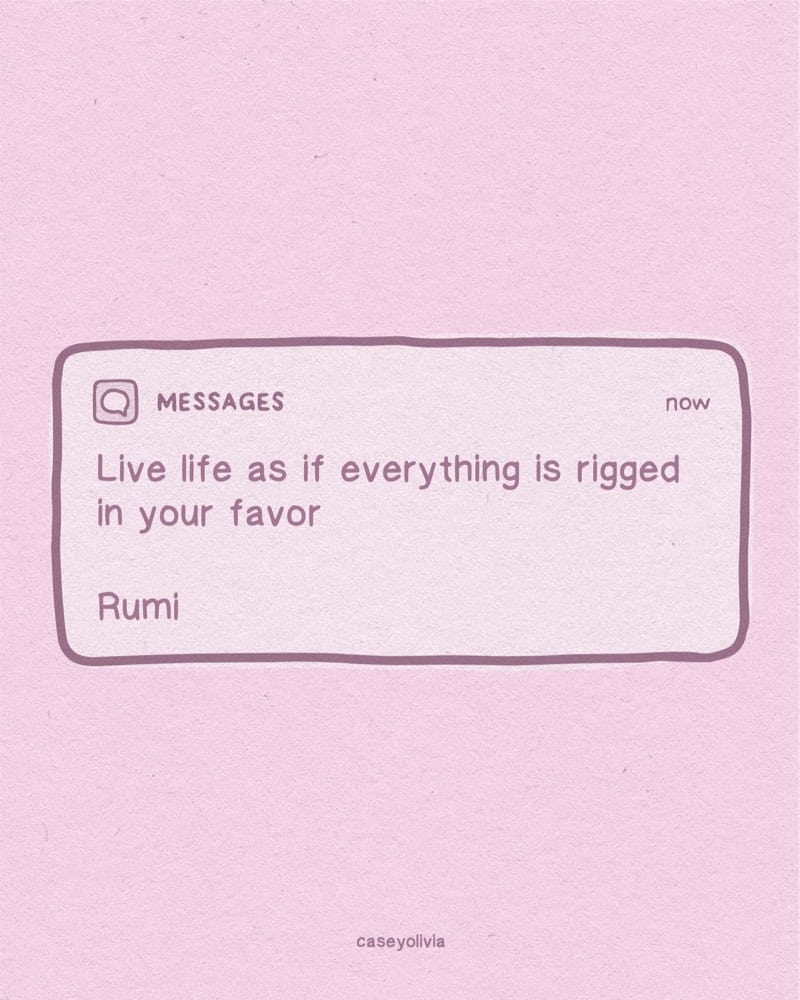 live life quote to inspire rumi