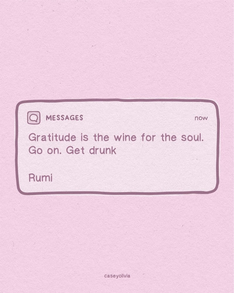 be grateful and be happy rumi