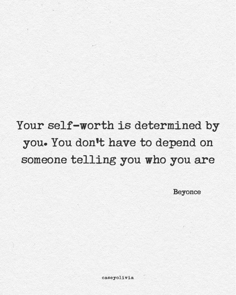 self worth quote to inspire women