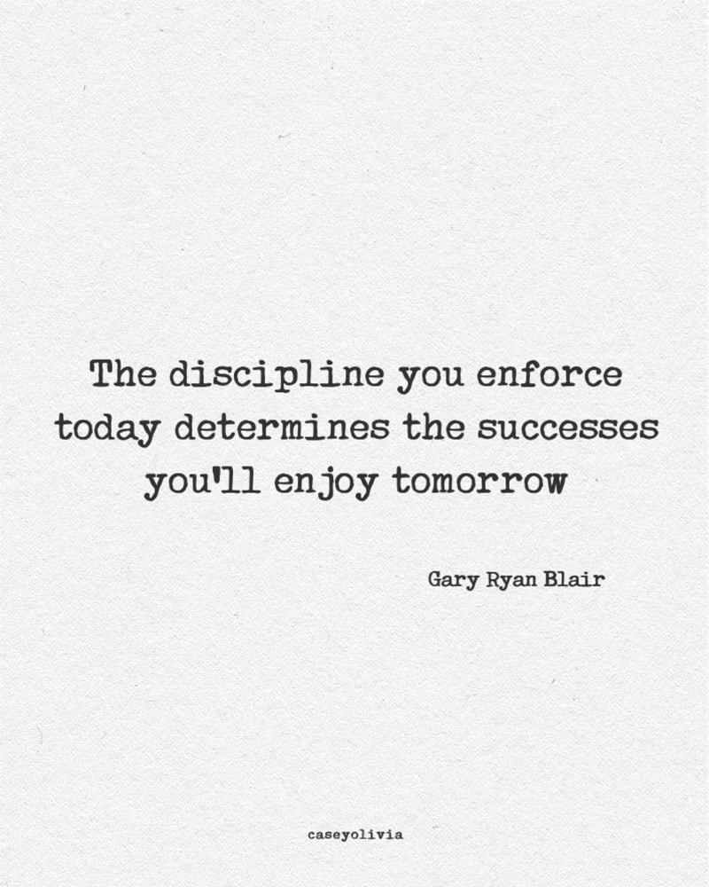 quote about success and discipline