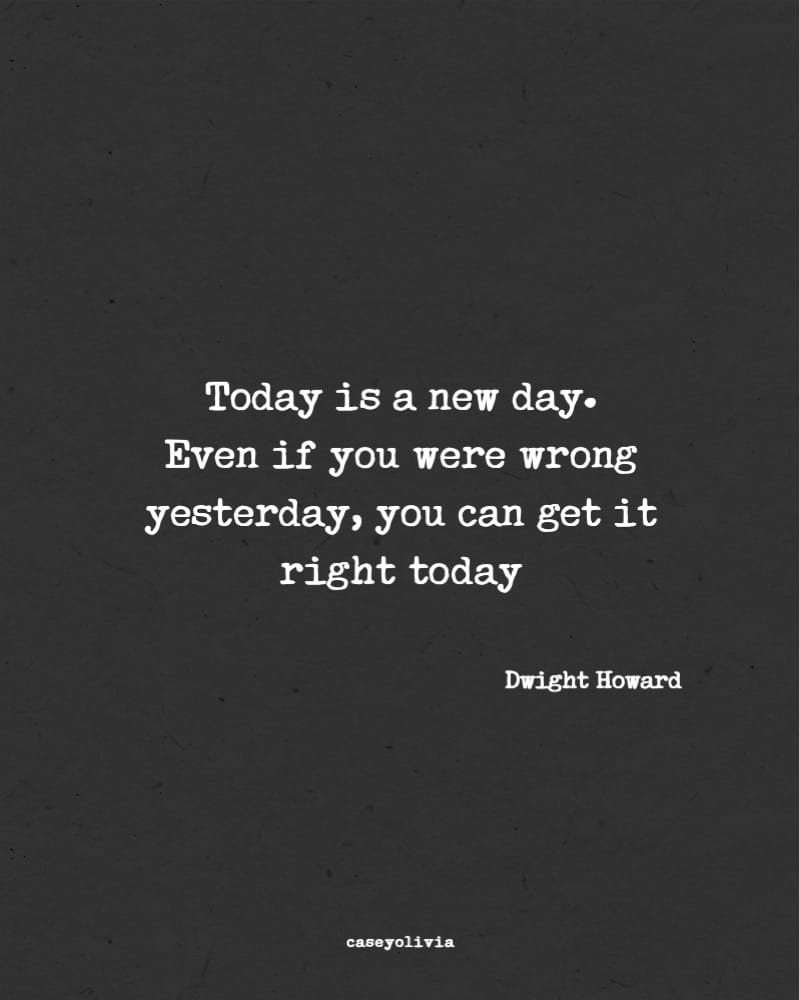 starting over quote about new days
