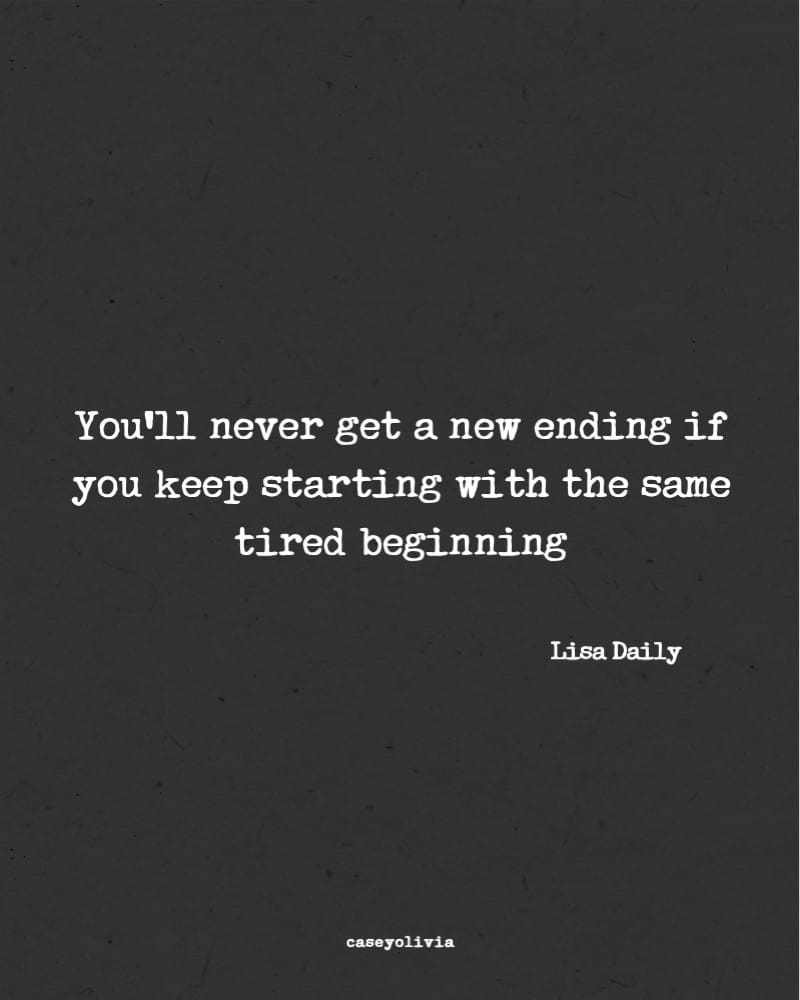 lisa daily short inspirational saying for new beginning