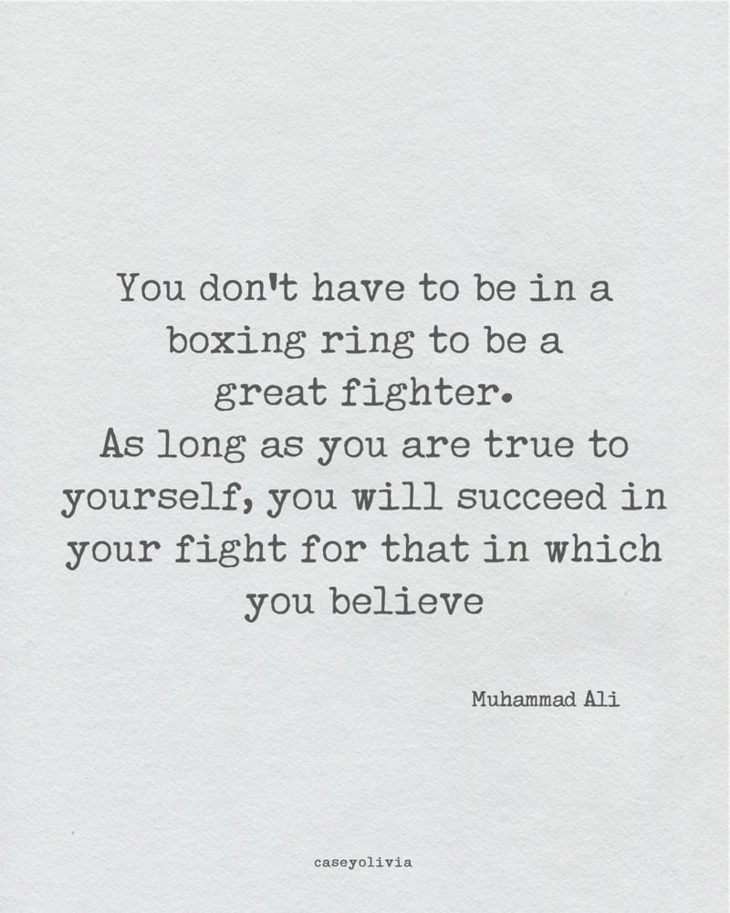 muhammad ali fighter quote for inspiration