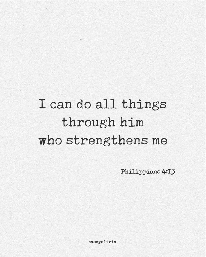 i can do all things through god quote