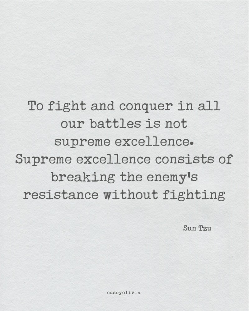 sun tzu warrior quotation to inspire
