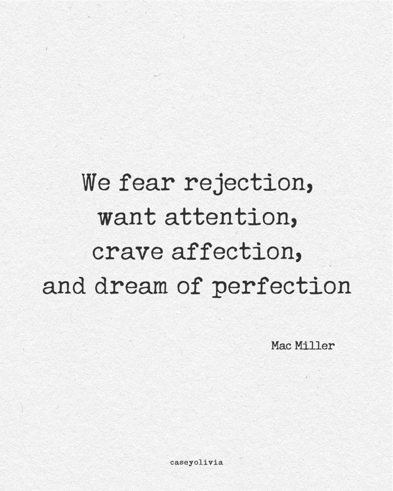 dream of perfection quotation by mac miller