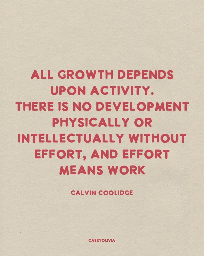 no progress without hard work calvin coolidge quote