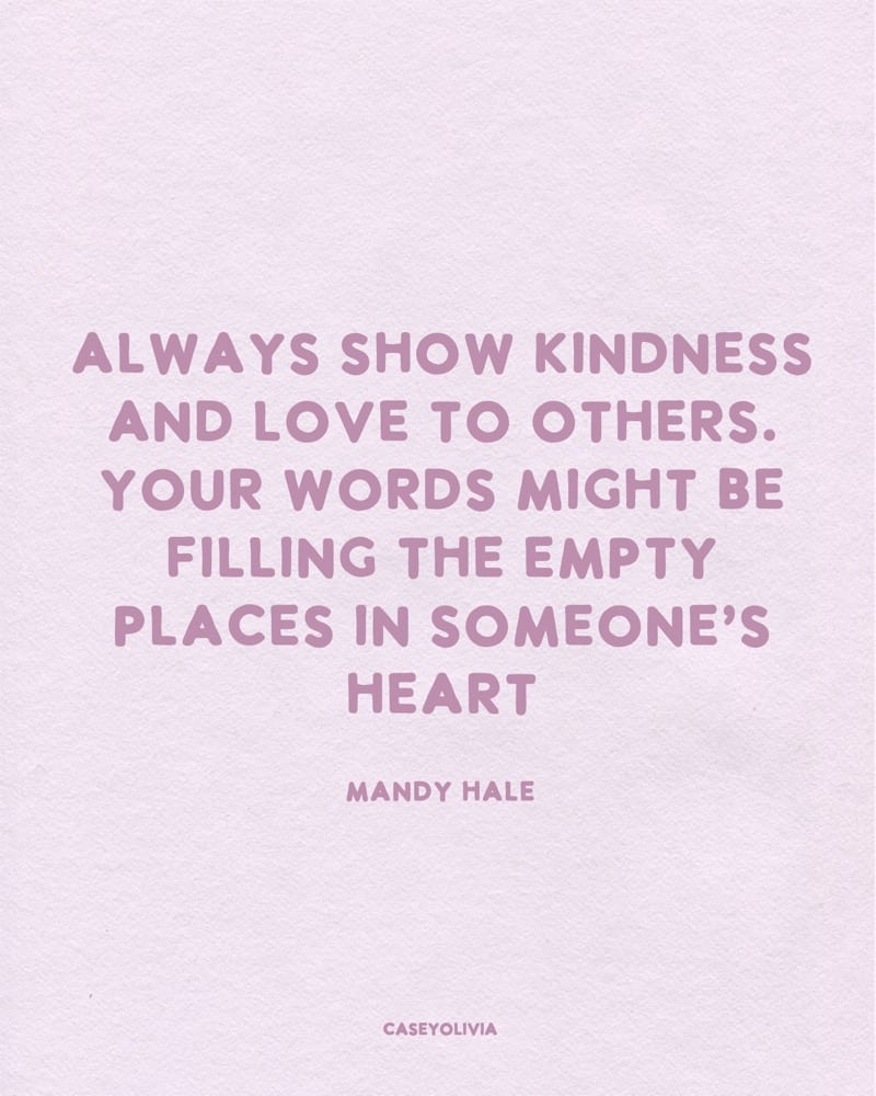 show kindness and love quotation