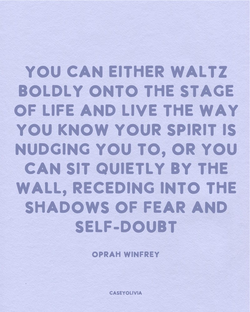 self confidence and self worth quotation by oprah