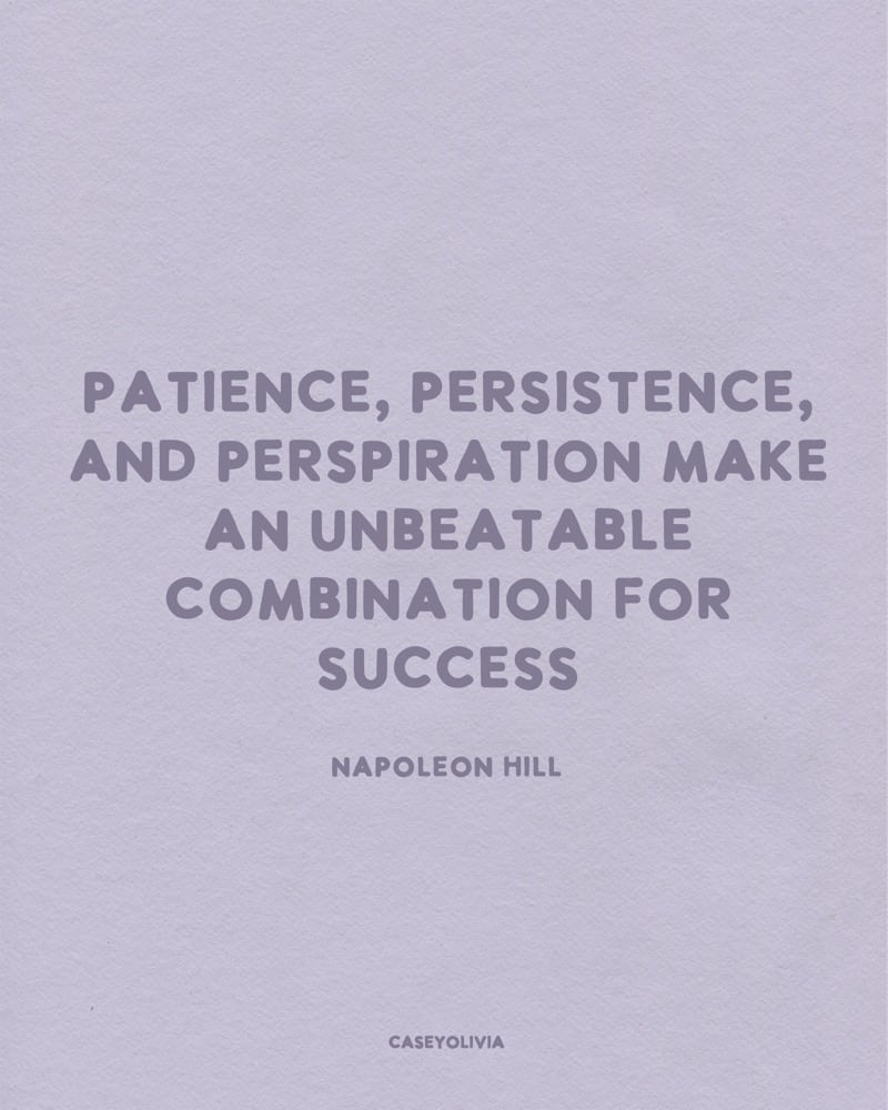 success quote about staying persistent