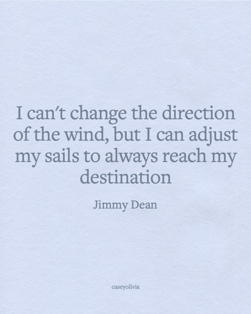 adjust my sails to always reach my destination quotation