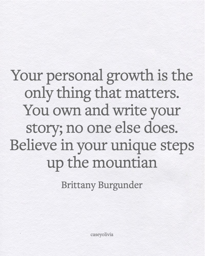 personal growth brittany burgunder quotation