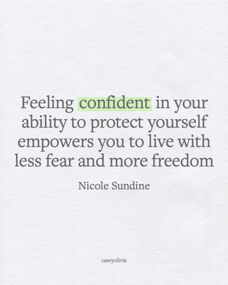 nicole sundine confidence quote to empower