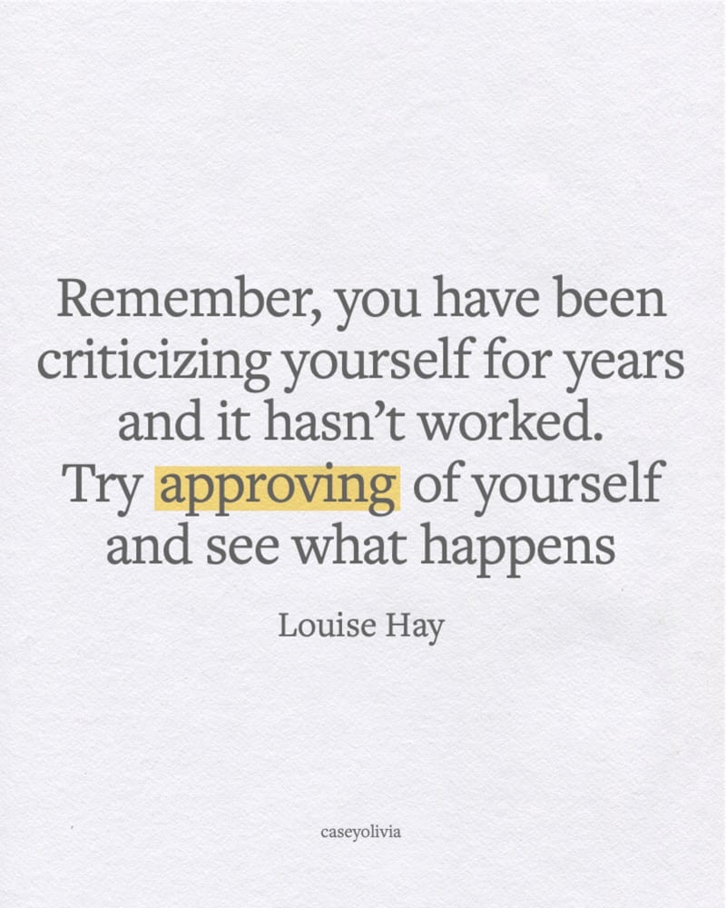 louise hay self confidence quote