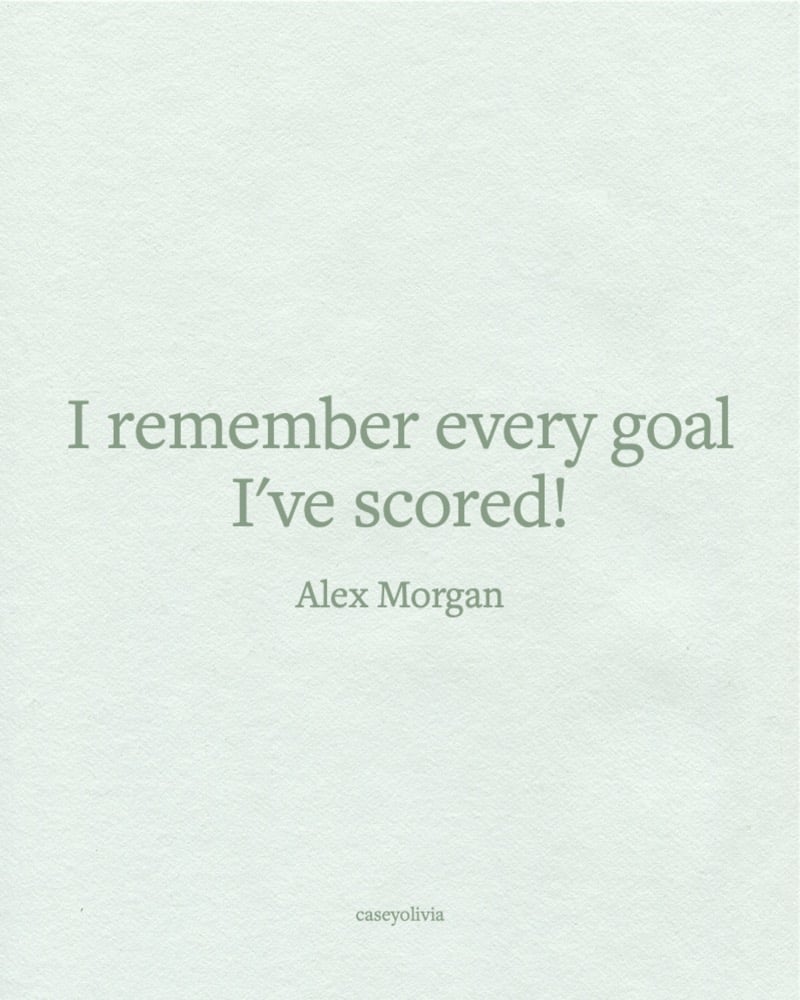 alex morgan remember every goal