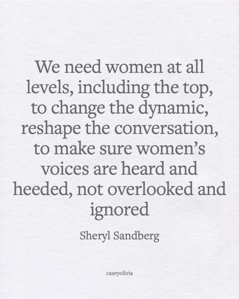 sheryl sandberg women in business inspiration