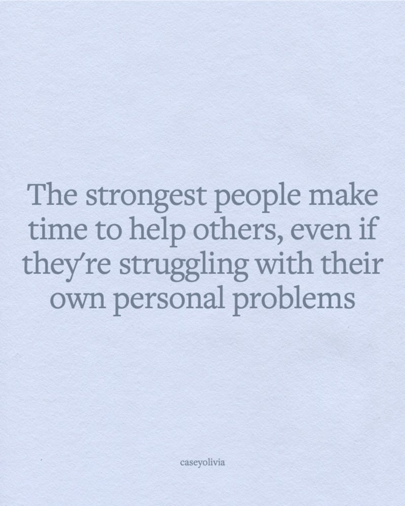 the strongest people make time quote