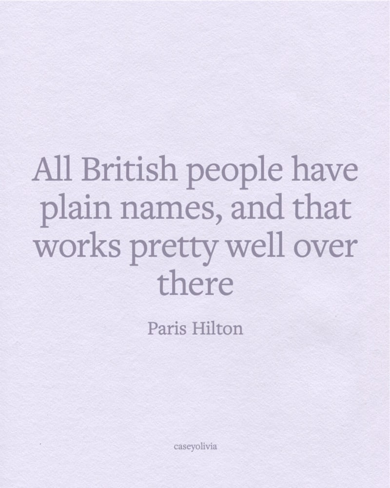 good british people have plain names funny saying