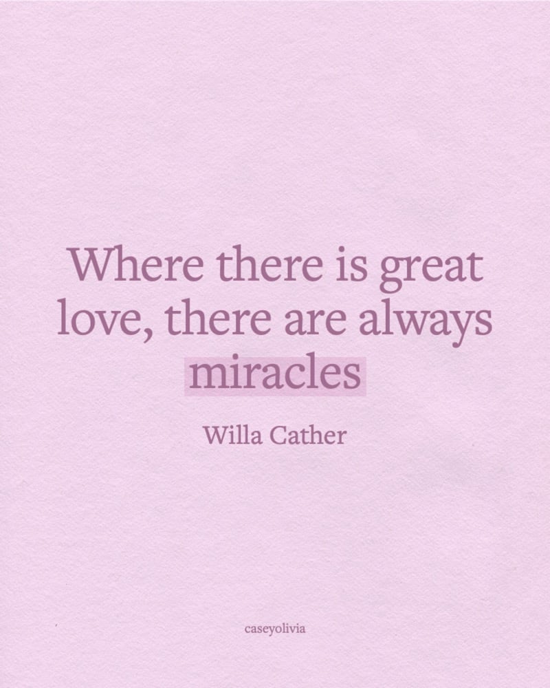 willa cather great love quote