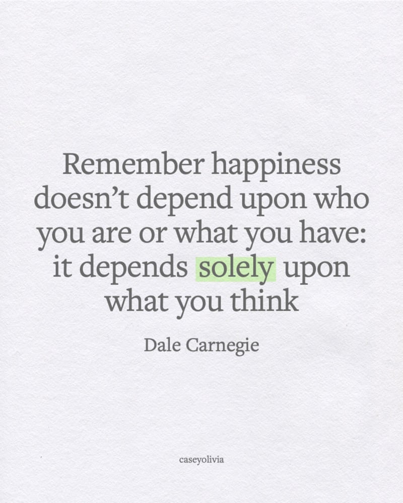 dale carnegie happiness quotation