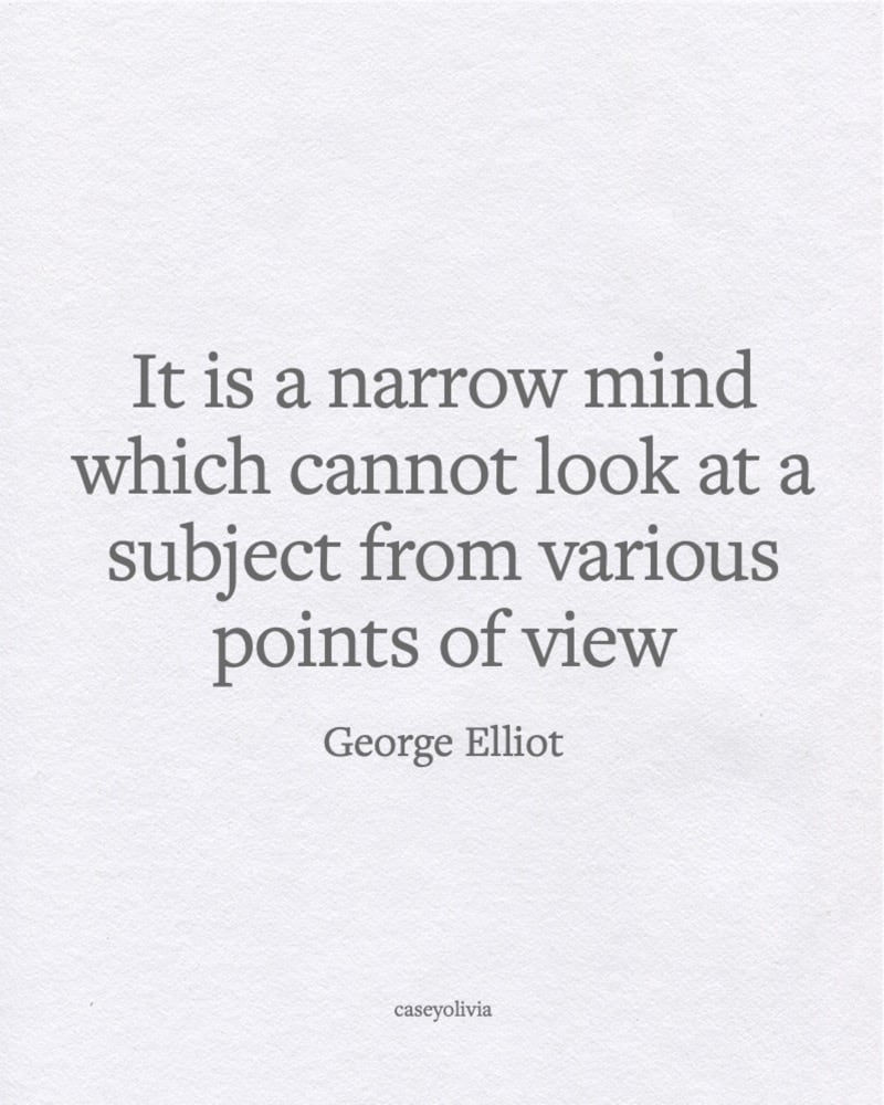 open mindset quote from george elliot