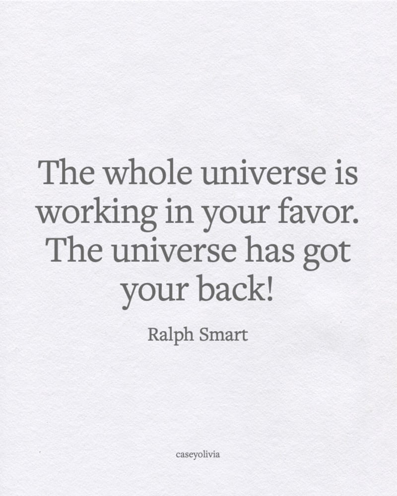 ralph smart universe is working inspirational saying