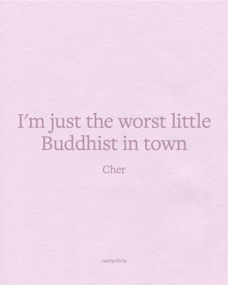 worst buddhist in town silly saying