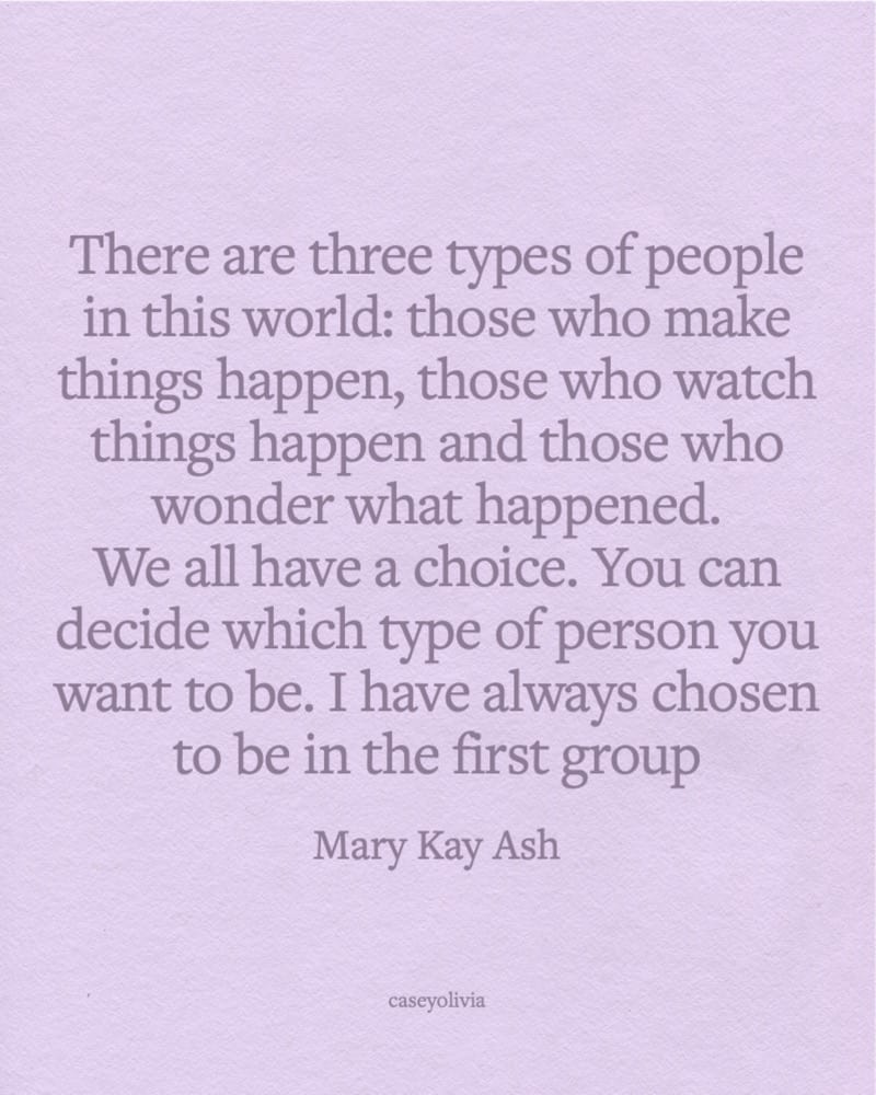 there are three types of people in this world quotation