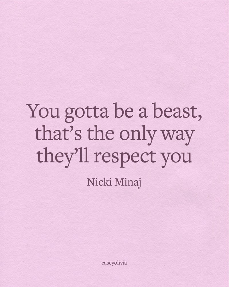 be a beast quote to inspire and motivate