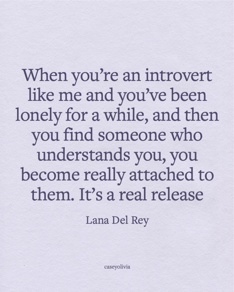 lana del rey true introvert quote about finding someone