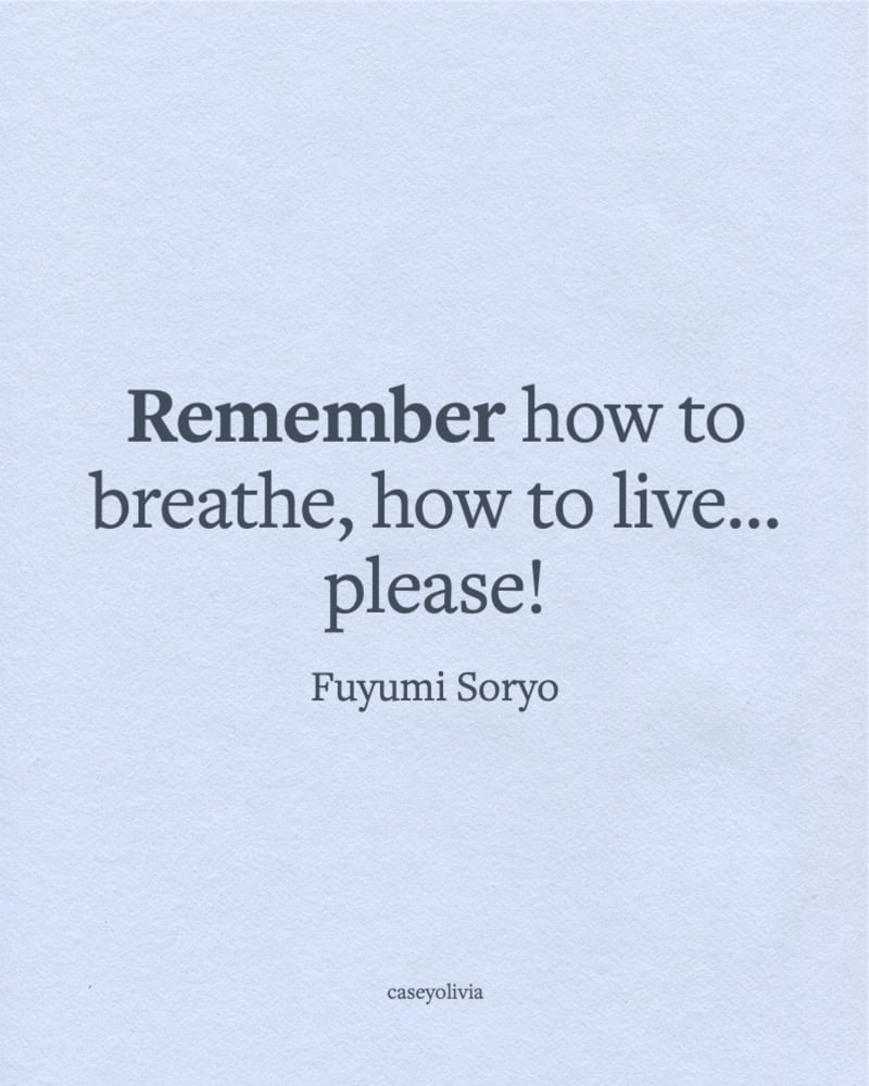 fuyumi soryo remember how to breathe mantra