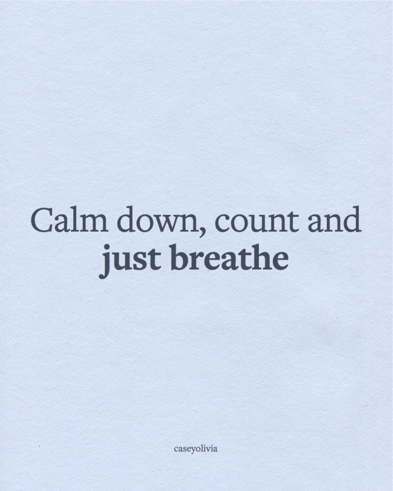 just breathe short quote