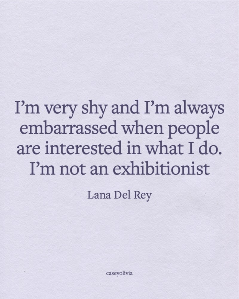 quote about being very shy