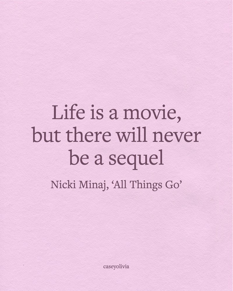 life is a movie all things go lyrics