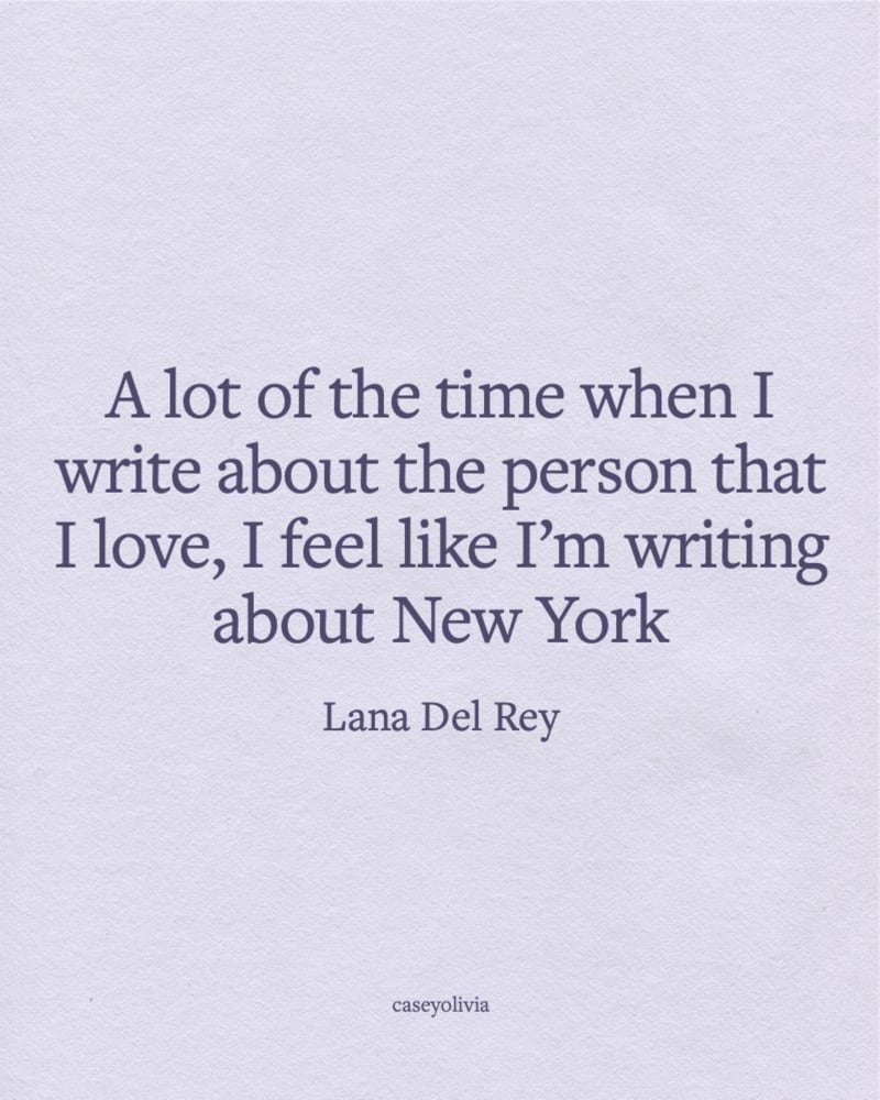 lana del rey write about love quote