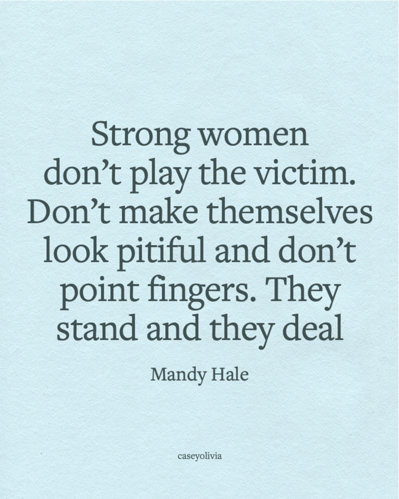 stand and deal mandy hale quote for unstoppable women