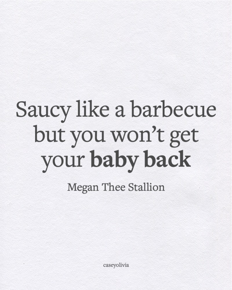 saucy like a barbecue funny caption