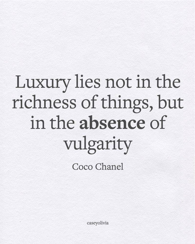 absence of vulgarity in life quote