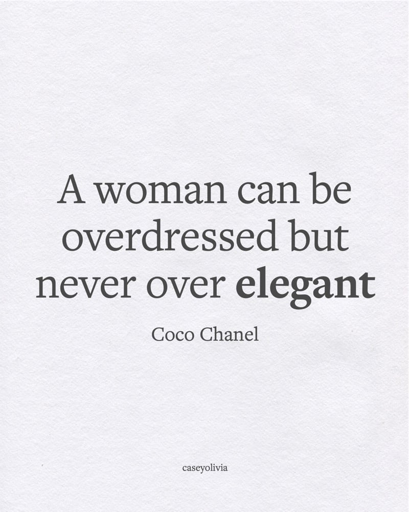 true beauty in life quote from coco chanel