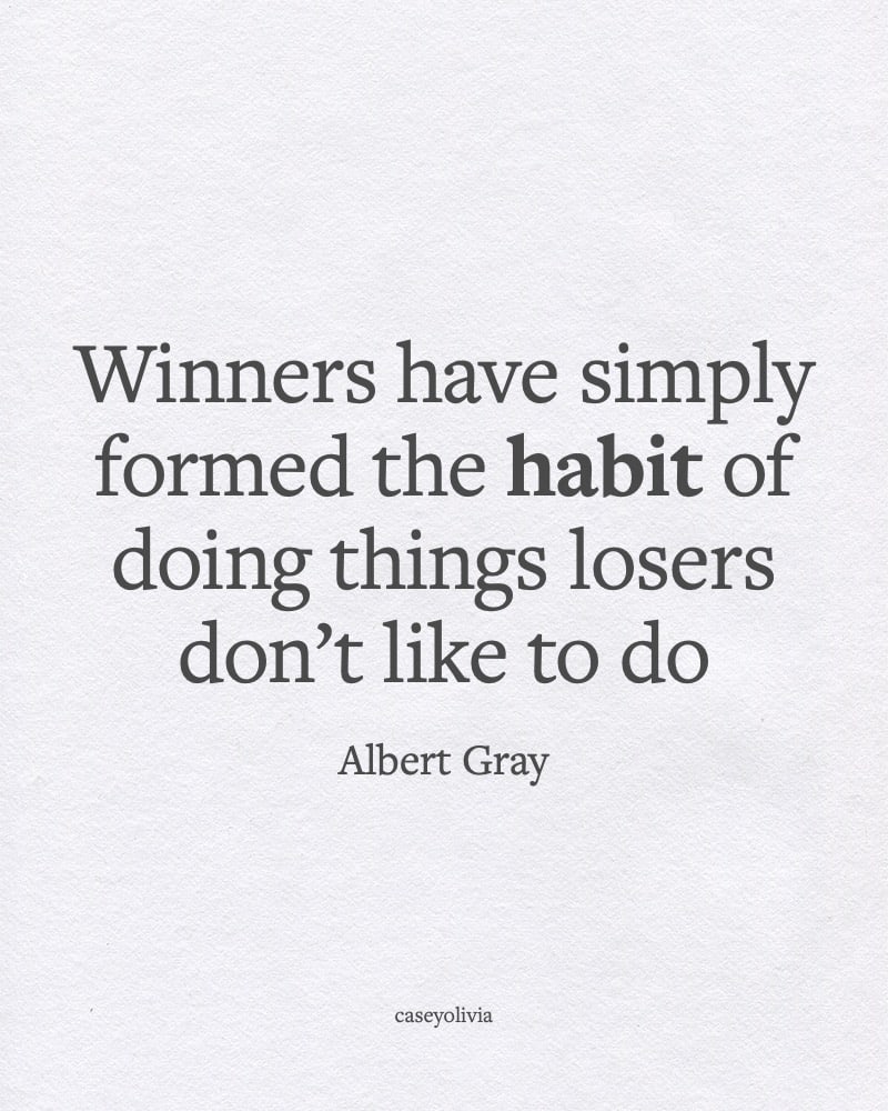 forming good habits to win and work hard quotation