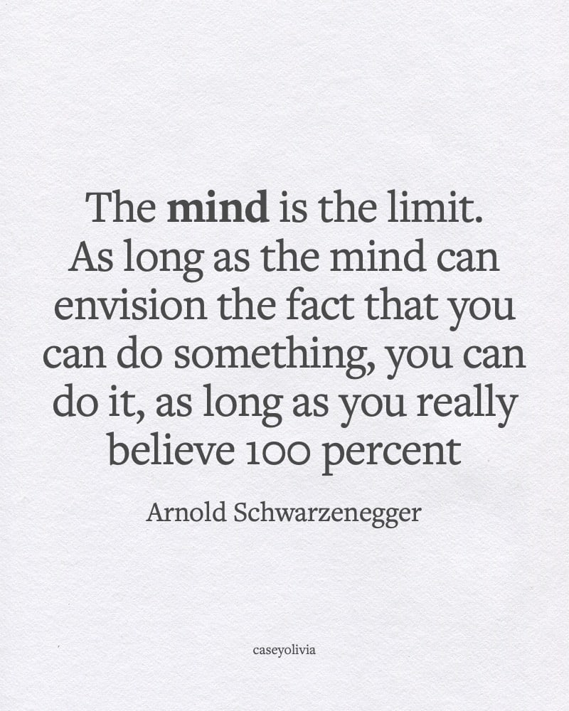 mind is the limit inspirational quote
