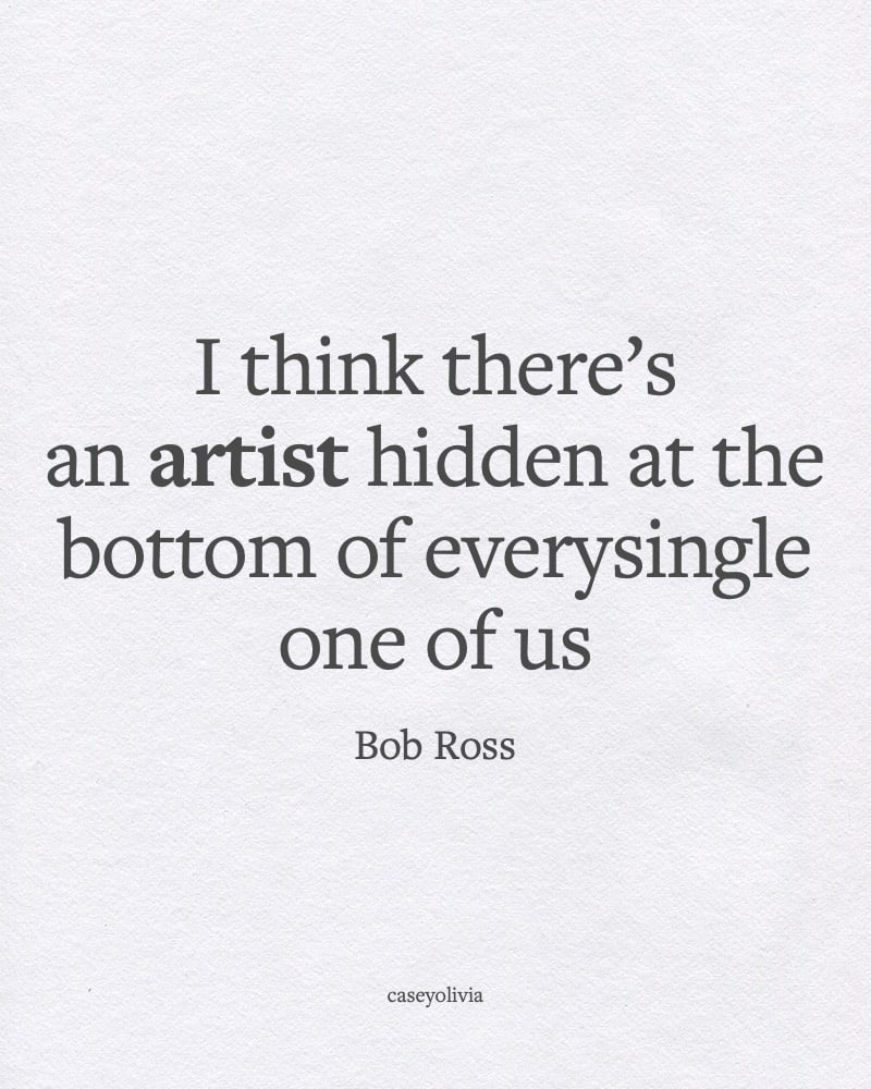 theres an artist in all of us short quotation