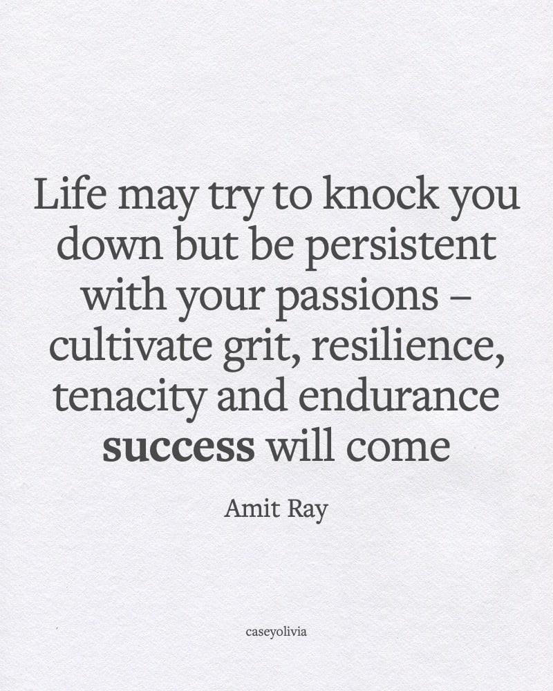 amit ray be persistent with your passions
