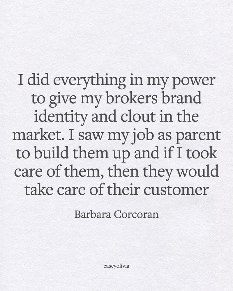 barbara corcoran quote about brand identity