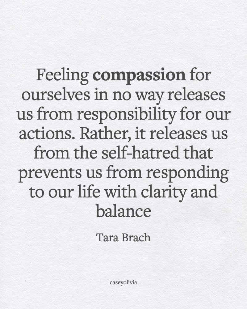 tara brach compassionate self love quote