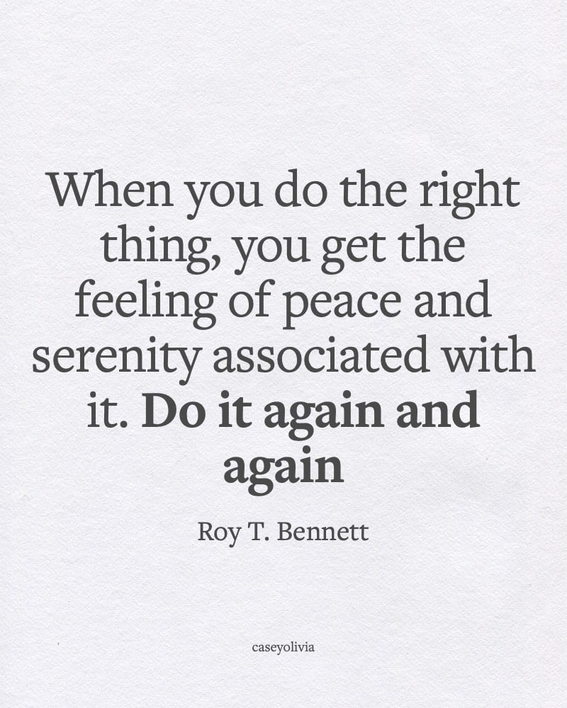 roy t bennett do the right thing quote