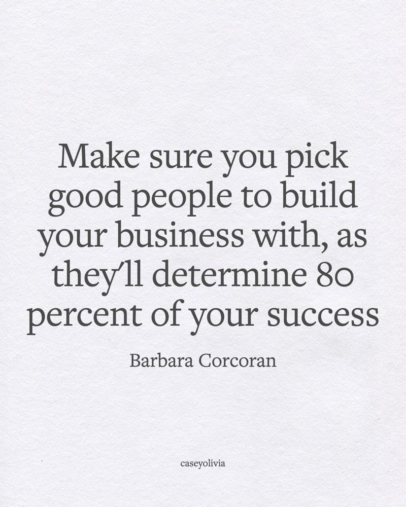 success barbara corcoran quote about business