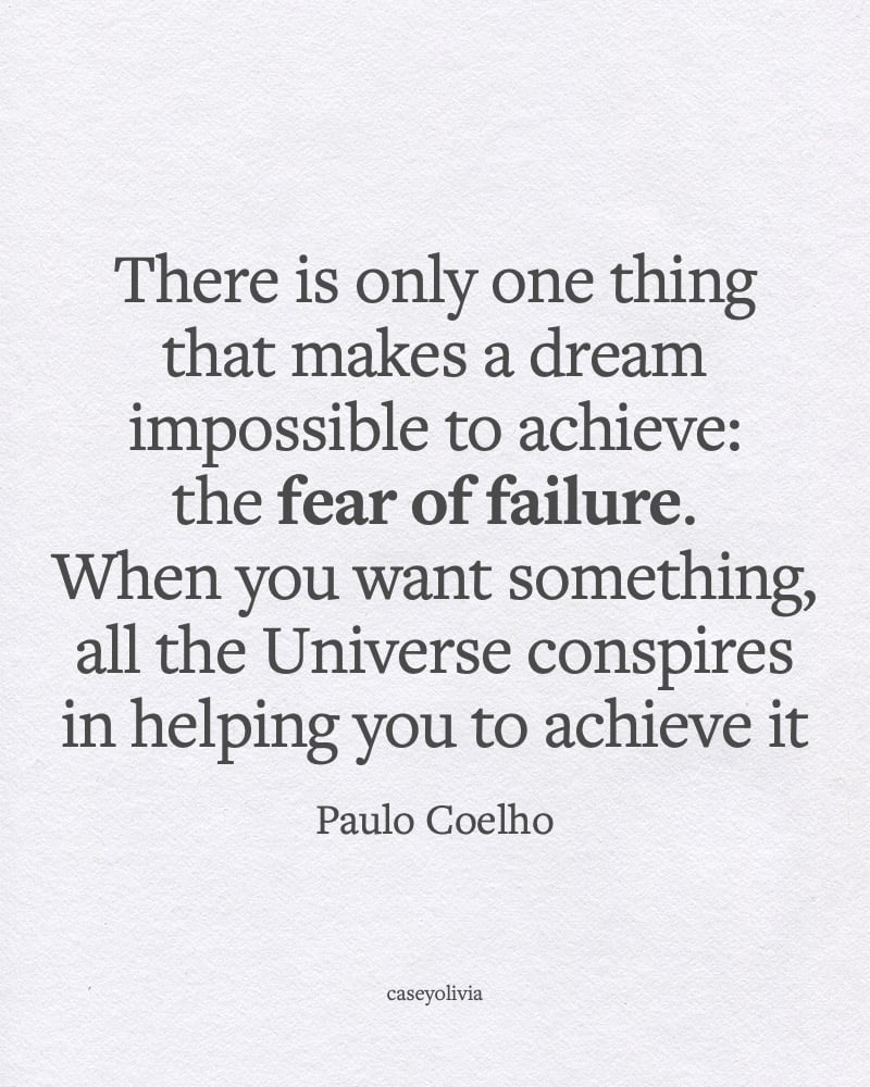getting over the fear of failure mindset quotation