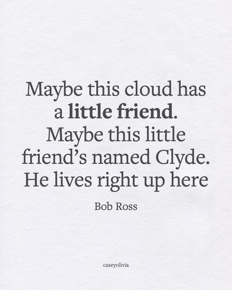 bob ross friendship funny quotation